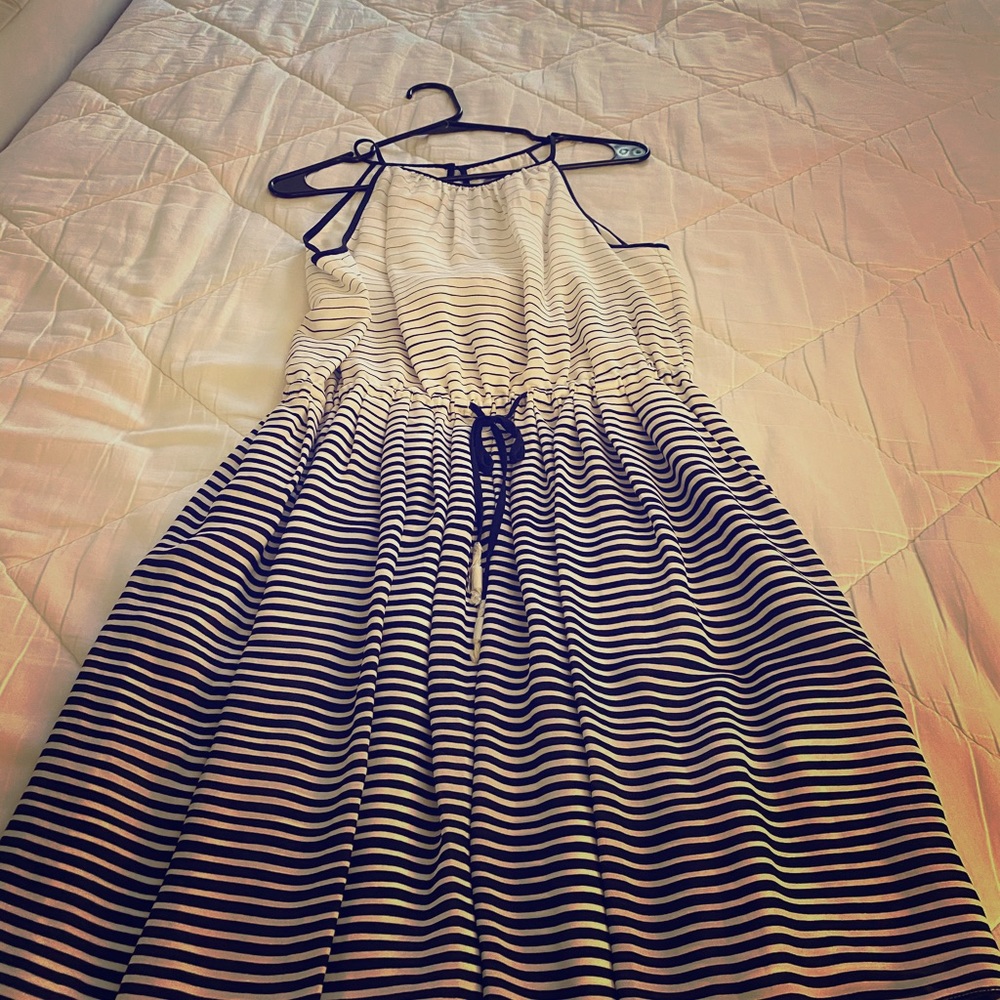 White/Black Dress